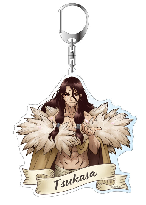 『Dr.STONE』【描き下ろし】アクリルキーホルダー 獅子王司(桜)